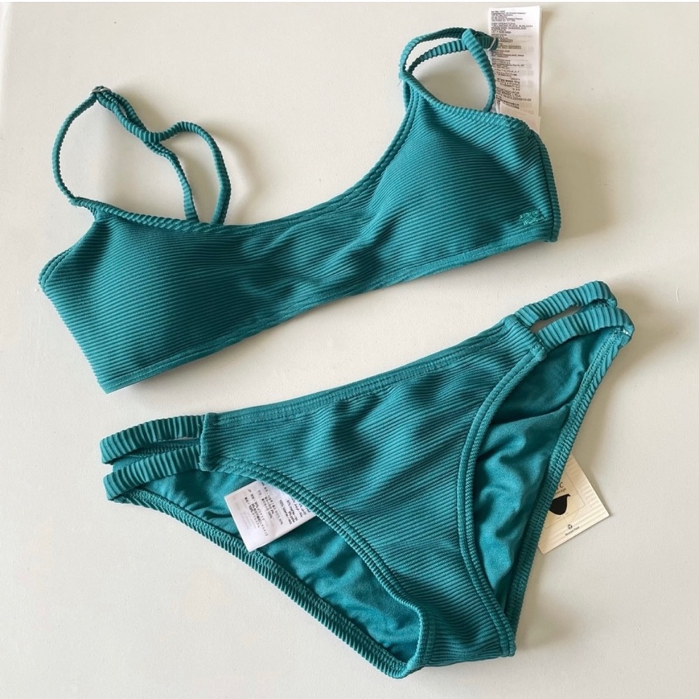 FINAL PRICE Billabong tanlines tropic teal bikini set